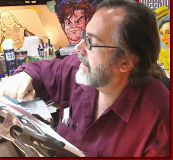 Sam Klemke, 35 year veteran Gypsy Caricature Artist